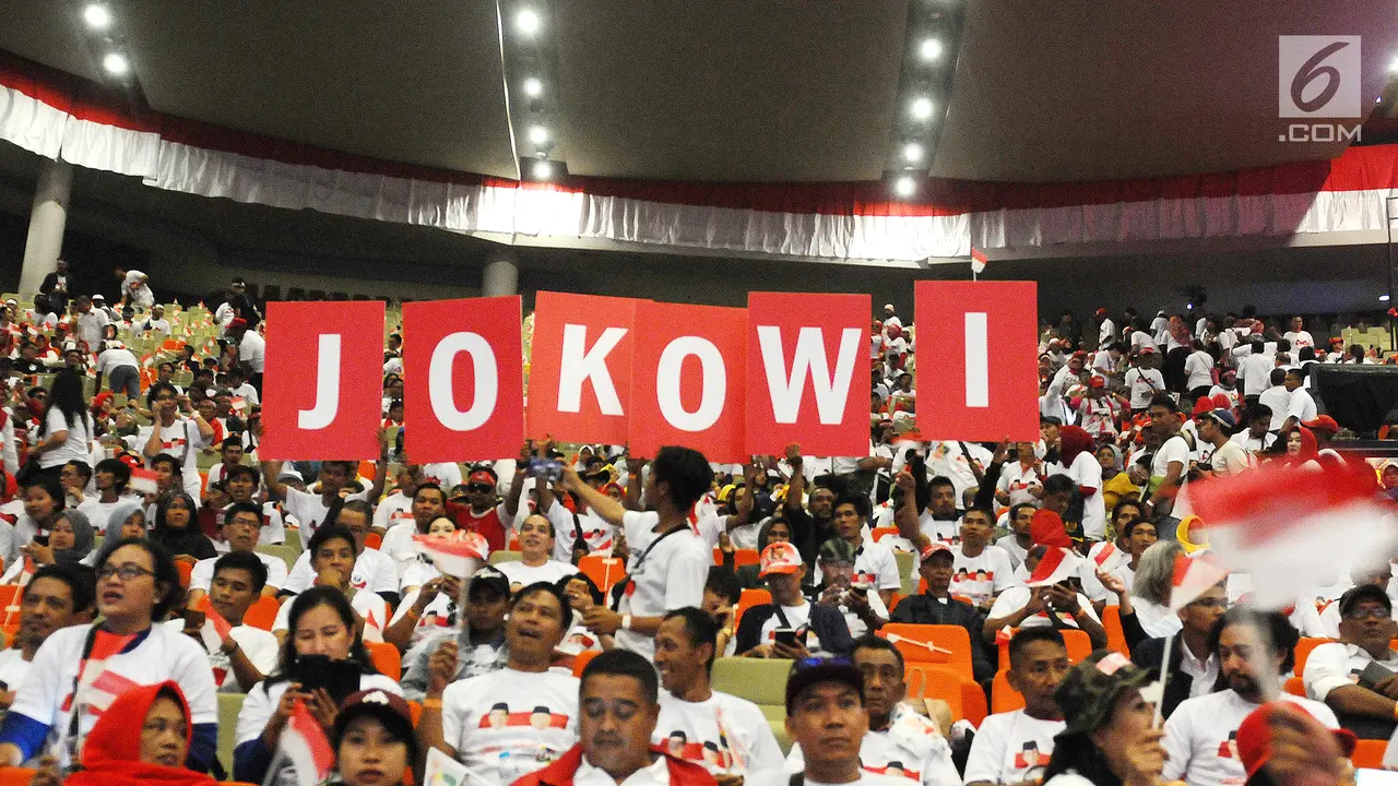 Pidato Jokowi di Konvensi Rakyat Optimis Indonesia Maju