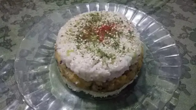 Resep nasi pisang manis sandwich. (dok. Cookpad @WaRiSan_Sehat)