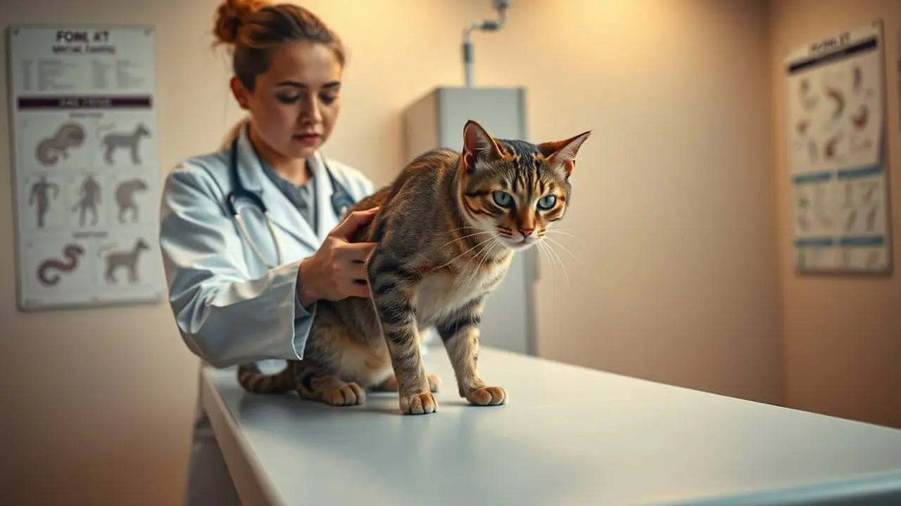ciri ciri kucing cacingan