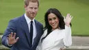 Setelah Meghan Markle bertunangan dengan Prince Harry, Kim Kardashian ingin sekali diundang ke pernikahan mereka di Windsor Castle. (DANIEL LEAL-OLIVAS  AFP)