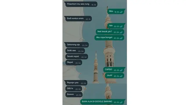 6 Chat Teman Tanya Tugas Ini Endingnya Bikin Elus Dada