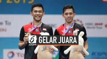Pasangan ganda putra Indonesia, Fajar Alfian/ Muhammad Rian Ardianto meraih gelar juara Korea Open 2019. Mereka sukses mengalahkan pasangan Jepang, Takeshi Kamura/Keigo Sonoda.