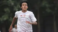 Pemain baru Persik Kediri untuk BRI Liga 1 2021/2022, Yudha Febrian. (Bola.com/Gatot Susetyo