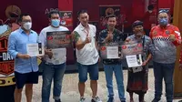Kapal Api Global Group bersama HDCI menggelar acara "Berkibarlah Benderaku" di Nusa Dua Bali (Dian Kurniawan/Liputan6.com)