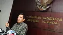 Usai pengumuman KPU, MK resmi buka pendaftaran bagi kedua peserta Pilpres yang tidak menyetujui hasil yang sudah ditetapkan oleh KPU pada selasa lalu, Jakarta, Rabu, (23/7/14) (Liputan6.com/ Andrian M Tunay)