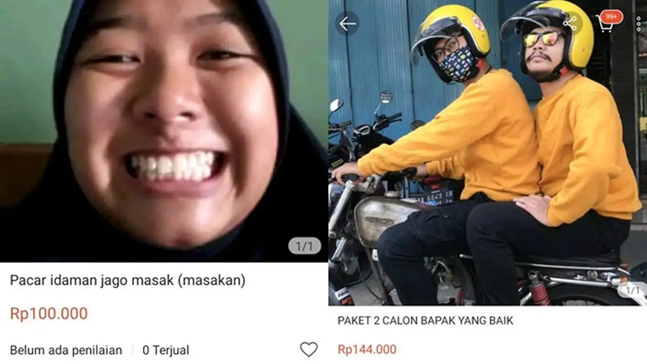 6 Aksi Kocak Orang 'Jualan Kekasih Idaman' di Online Shop Ini Bikin Ngakak