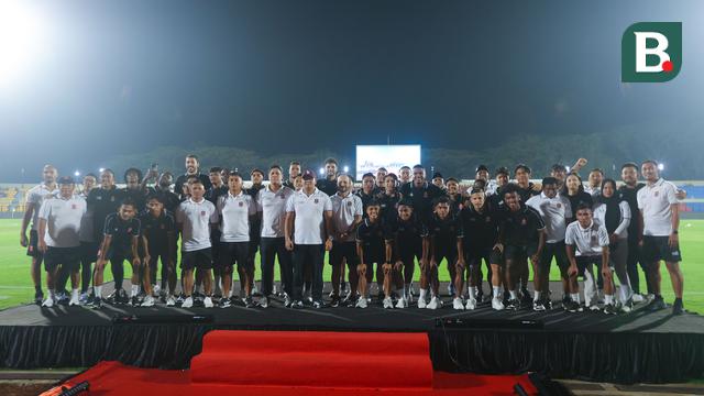 Foto: Persijap Jepara Resmi Perkenalkan Skuad, Laskar Kalinyamat Ditahan Imbang Persipura dalam Laga Uji Coba