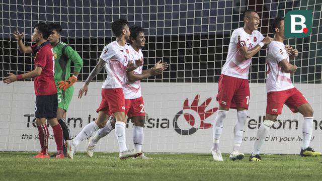 Sepak Bola : Indonesia Vs Laos