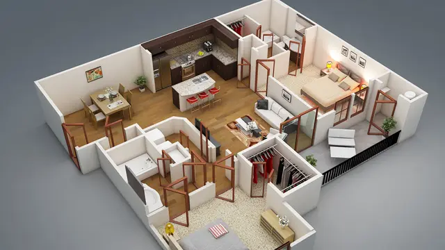 12 Desain Rumah Minimalis dengan 2 Kamar yang Paling Nyaman dan Cantik