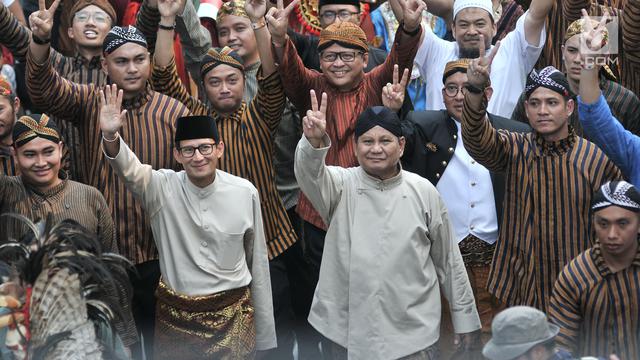 Kemeriahan Pawai Deklarasi Kampanye Damai Pemilu 2019