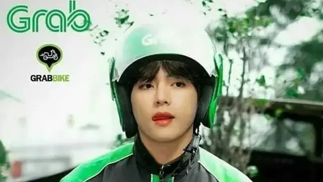 Kumpulan Potret Artis Korea yang Terlihat Menawan saat Berpakaian Seperti Driver Ojol (ist)