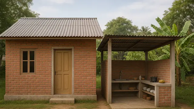 7 Desain Rumah Sederhana di Desa dengan Dapur Terpisah, Nyaman dan Fungsional