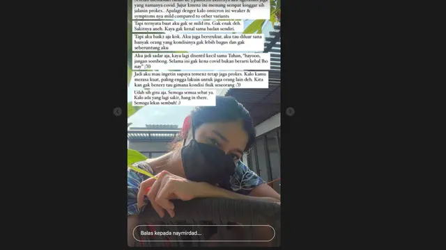 Naysilla Mirdad Umumkan Positif Covid-19, Akui Sempat Longgar Prokes (Foto: Instagram/@naymirdad)
