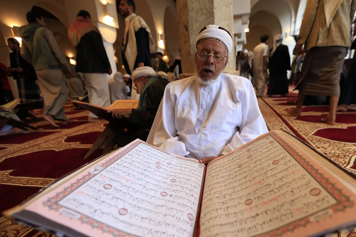 Semarak Ramadan di Masjid Agung Sanaa