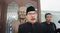 Mantan Ketua KPK Antasari Azhar saat ditemui di rumas dinas Wali Kota Solo, Sabtu (14/9).(Liputan6.com/Fajar Abrori)
