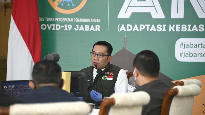 Ridwan Kamil mengatakan untuk angka reproduksi COVID-19 dalam sepekan terakhir di Jawa Barat mencapai di angka 1,05.