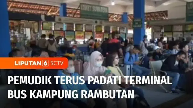 Pada empat hari jelang Hari Raya Idul Fitri, pemudik terus memadati Terminal Bus Kampung Rambutan, Jakarta Timur. Suasana serupa juga terlihat di Terminal Bus Lebak Bulus, Jakarta Selatan.