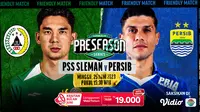 Saksikan Live Streaming Super Elja Preseason Series PSS Sleman Vs Persib Bandung, Minggu 25 Juni