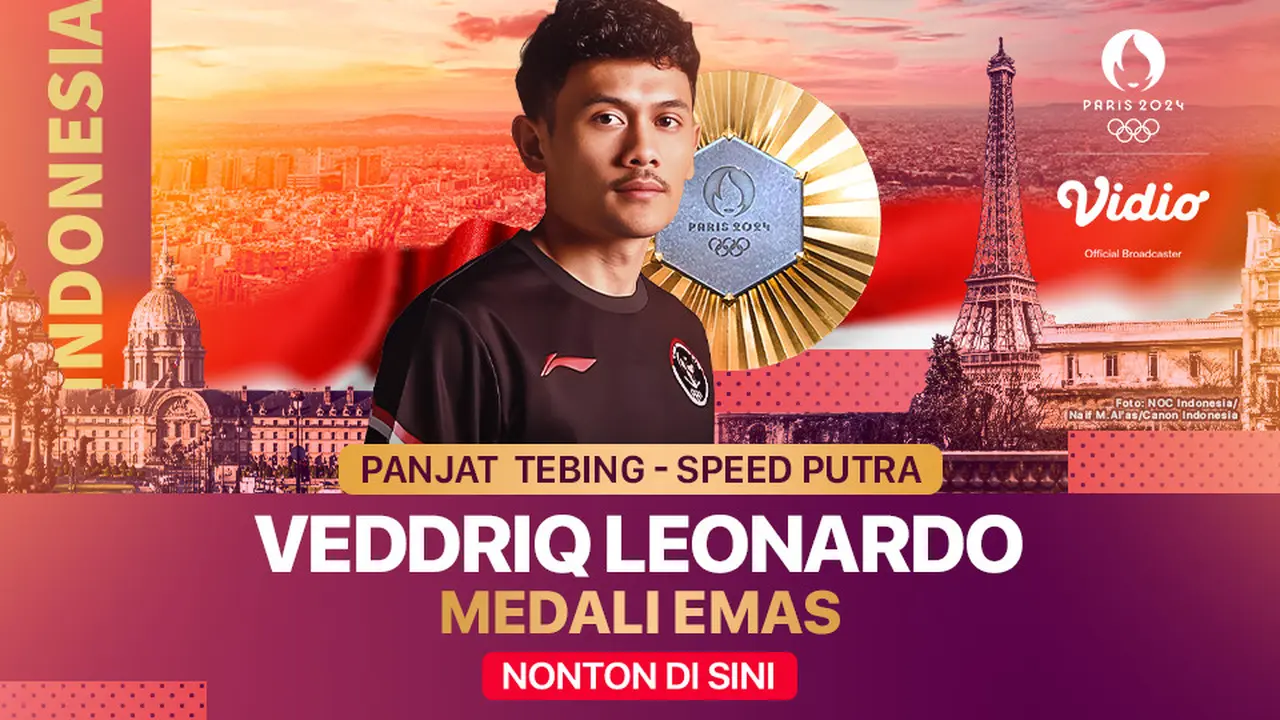 Veddriq Leonardo Bawa Pulang Emas Pertama untuk Indonesia