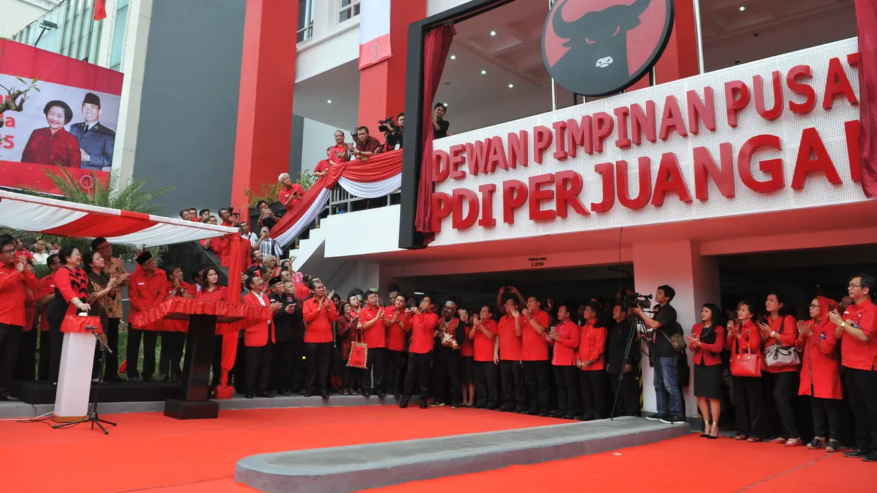 Megawati meresmikan Gedung DPP PDIP baru di Jalan Diponegoro