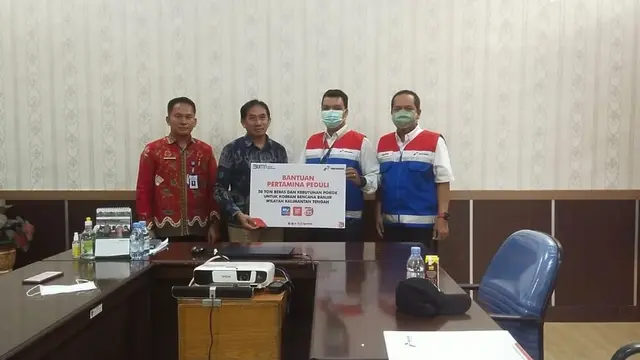 PT Pertamina (Persero) melalui Program Pertamina Peduli kembali menyalurkan bantuan bagi masyarakat korban banjir yang terjadi di Kalimantan Tengah.