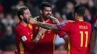 Spanyol Bantai Israel, Silva dan Costa Sumbang Gol