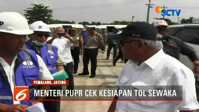Menteri PUPR Tinjau Kesiapan Proyek Tol Trans Jawa di Pemalang