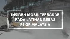 Video insiden terbakarnya mobil Kevin Magnussen dari tim Renault pada sesi latihan bebas pertama F1 GP Malaysia.