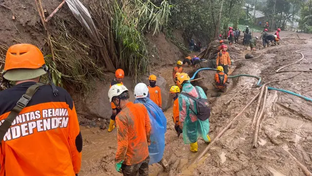 Hari Kelima Pencarian Korban Longsor Cisarua Bandung Barat: Total 53 Korban Ditemukan, 27 Masih Hilang