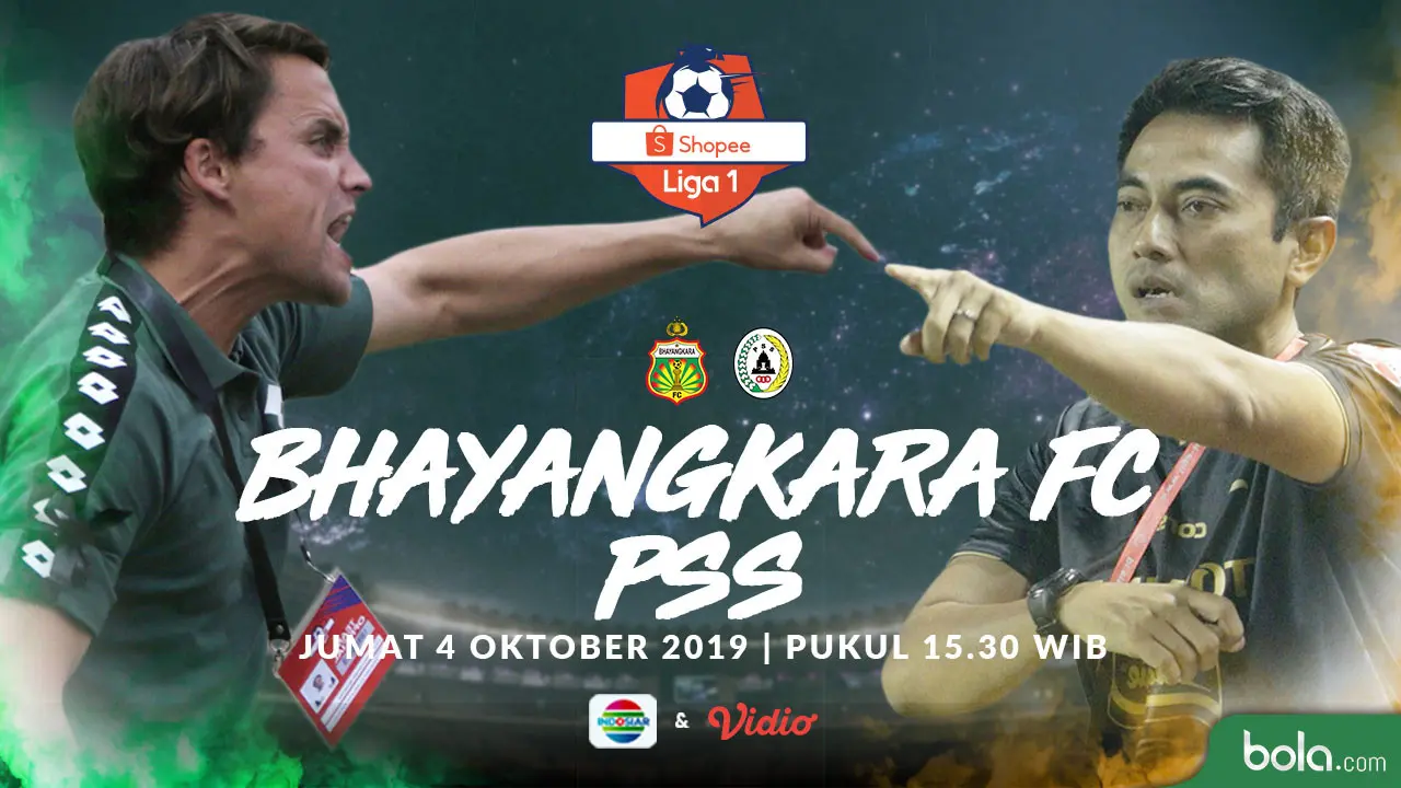 Bhayangkara FC Vs PSS Sleman Head to Head Pelatih
