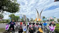Peringati May Day, Jurnalis di Aceh Gowes Bersama Suarakan Hak Pekerja Media