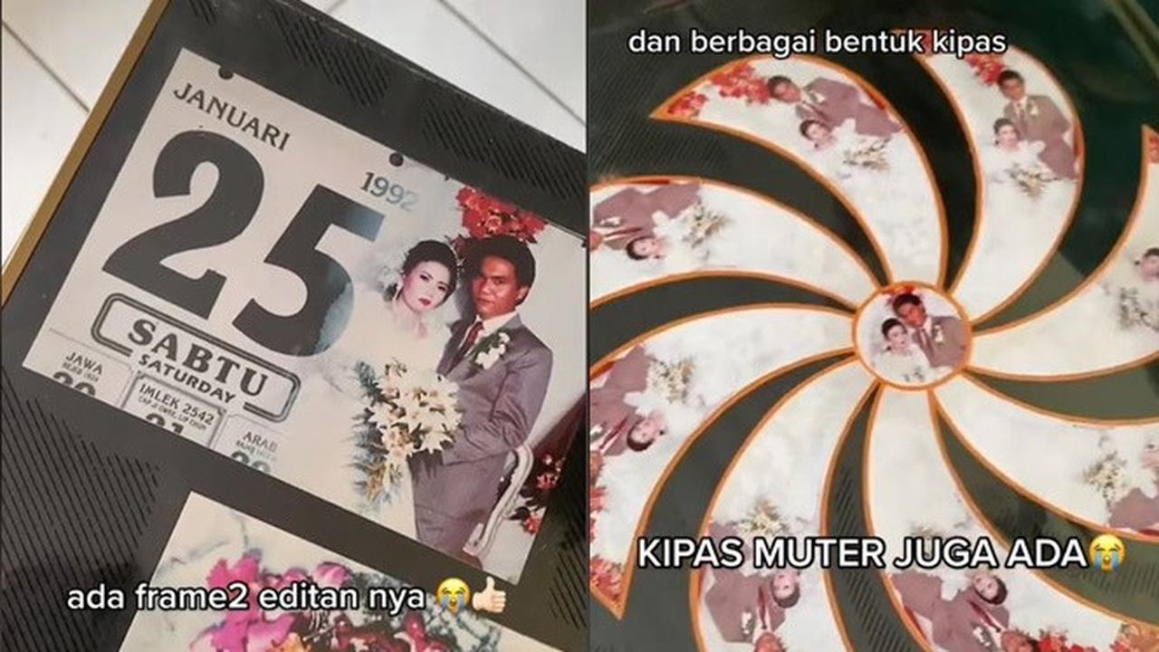 6 Potret Jadul Album Pernikahan Orangtua 30 Tahun Lalu, Editannya Bikin Salfok