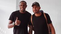 Dua pemain asal Brasil, Wander Luiz dan Joel Vinicius, menjalani seleksi di Persib. (Bola.com/Erwin Snaz)