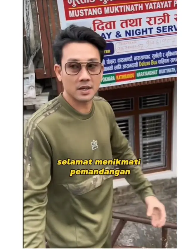8 Potret Perjalanan Denny Sumargo di Nepal, Temui Berbagai Hal Unik