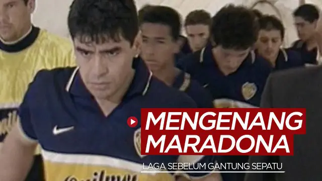 VIDEO: Mengenang Diego Maradona saat Berlaga Bersama Boca Juniors Sebelum Gantung Sepatu