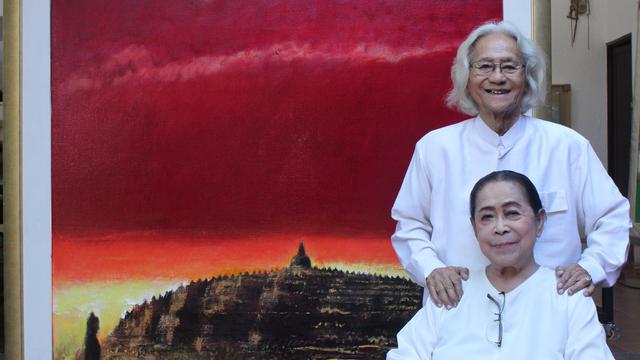 Srihadi Soedarsono dan Farida Srihadi