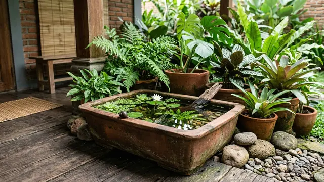 Mini Pond Bergaya Natural