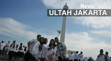 Jakarta merayakan ulang tahun hari ini. Ibu Kota kini genap berusia 489 tahun, Pemprov DKI mengratiskan warga masuk monumen nasional atau Monas.