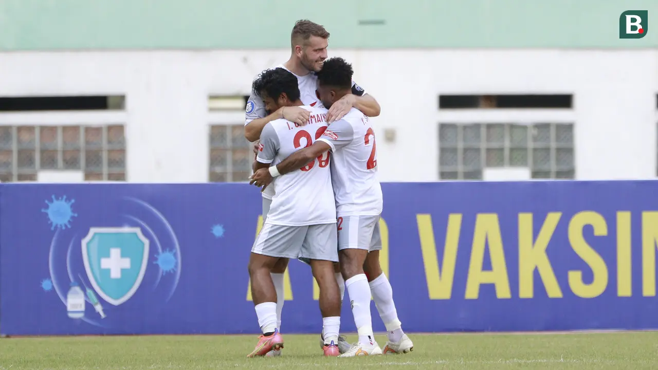 Foto: Gol Injruy Time Ilham Udin Armaiyn Tentukan Kemenangan PSM Makassar atas Persik Kediri dalam Pekan ke-4 BRI Liga 1 2021 / 2022