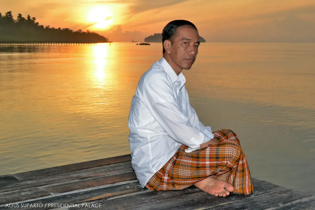 20160101-Presiden Jokowi Nikmati Hari Pertama 2016 di Raja Ampat-Papua