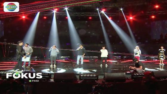 Suasana Gladi Resik Jelang Konser Raya HUT ke-24 Indosiar Luar Biasa