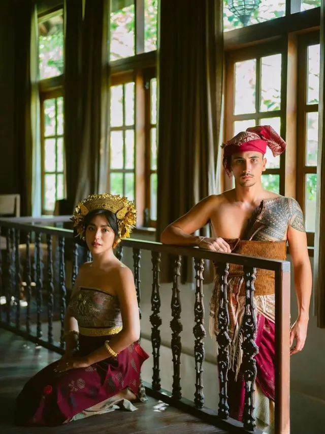 6 Artis Ini Prewedding dengan Tema Adat Bali, Venna Melinda Curi Perhatian