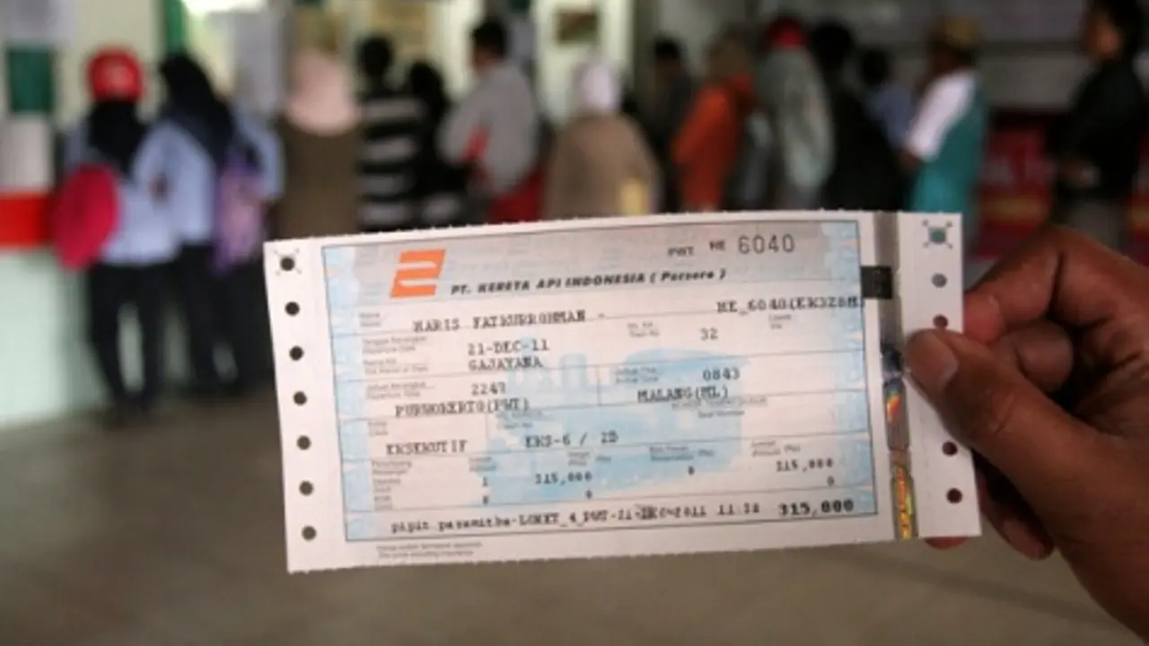 Rupa Tiket Kereta Api dari Masa ke Masa