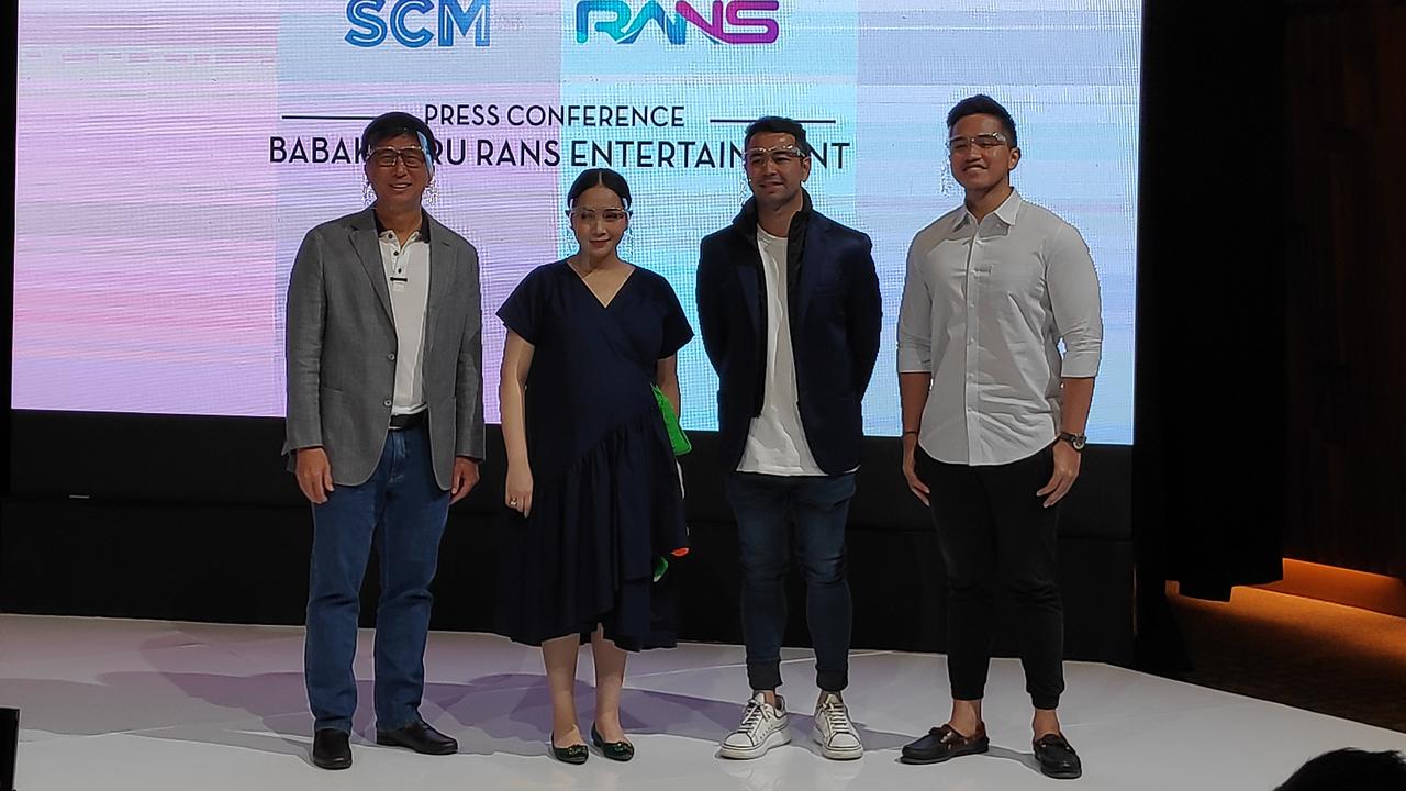 RANS Entertainment dan Emtek Group mengumumkan kemitraan. (Surya Hadiansyah)