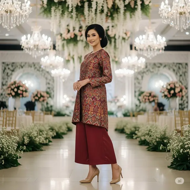 Baju Kondangan di Gedung Pernikahan. Foto: Gemini