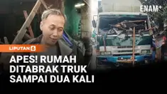 Sebuah truk kontainer milik perusahaan ekspedisi menabrak rumah dan warung hingga porak poranda di Jalan Tipar Cakung, Jakarta Timur, Kamis pagi. Meski tidak menimbulkan korban jiwa, kejadian ini membuat penghuni resah karena insiden serupa pernah te...