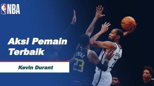 VIDEO NBA: Deretan Aksi Gemilang Kevin Durant dalam Laga Brooklyn Nets Melawan Utah Jazz