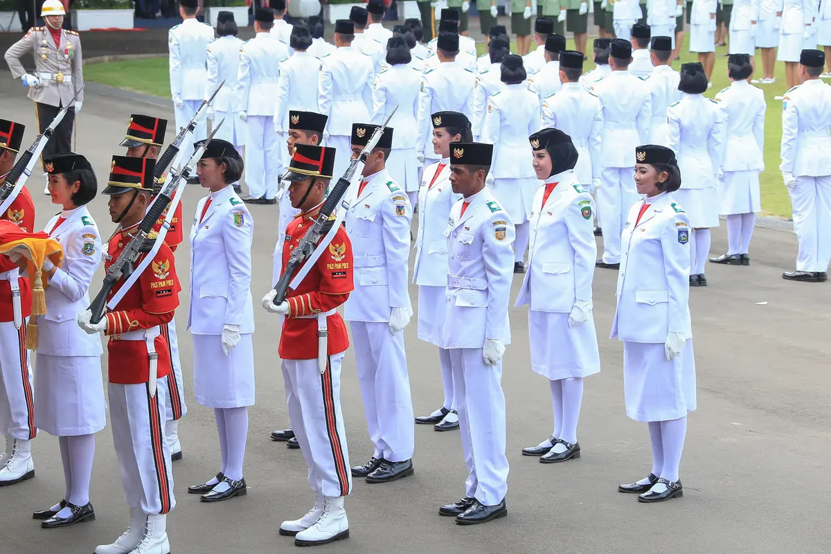 20150817-Presiden Jokowi Pimpin Upacara HUT RI ke-70 di Istana -Jakarta