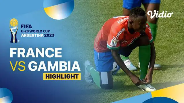Berita video highlights Piala Dunia U-20 Grup F, Prancis kalah 1-2 dari Gambia, Jumat (26/5/23)