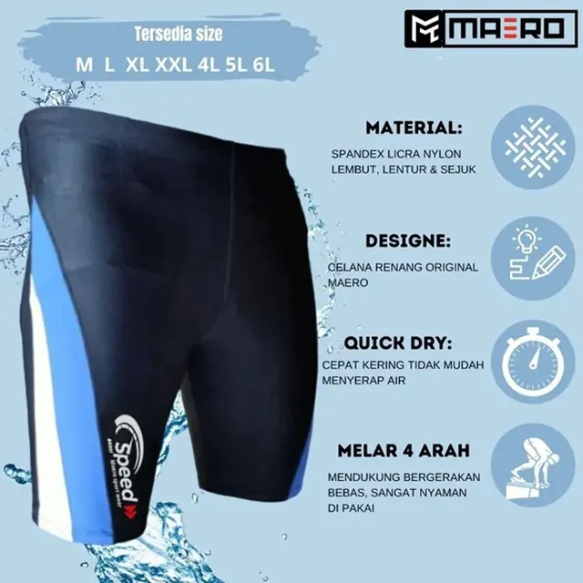 Baju Renang Pria Anti-UV yang Fleksibel, Aman, dan Nyaman Dipakai